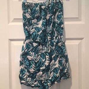 H&M Strapless romper size small